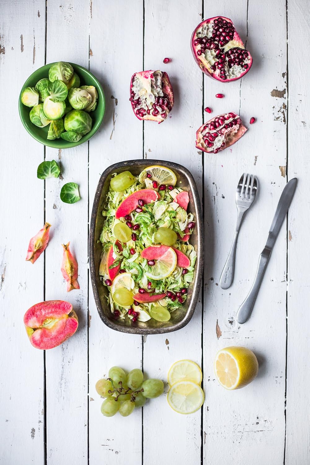 KNORK Original Matte Flatware 61 Piece Set, Service for 8