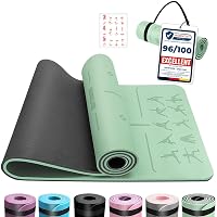 OUTDOUSE Tappetino Yoga,Tappetino Palestra TPE,Yoga Antiscivolo,Pilates,per Palestra,Pilates,Fitness,Sport,Yoga