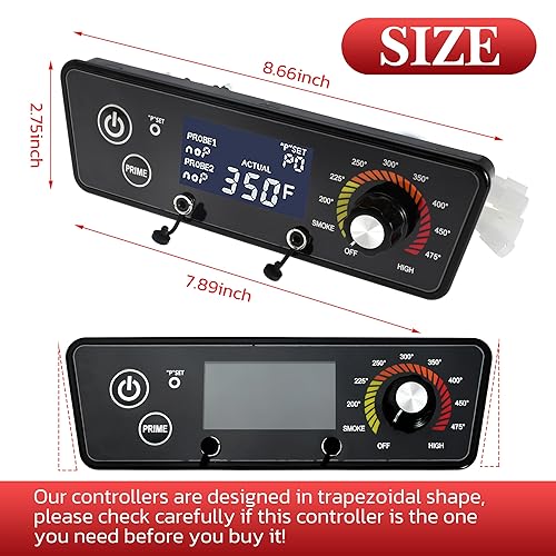 Miniatura 2 de Placa de control de repuesto para panel de control Pit Boss para pantalla LCD Pit Boss Kit de termostato digital para parrillas Pit Boss compatible