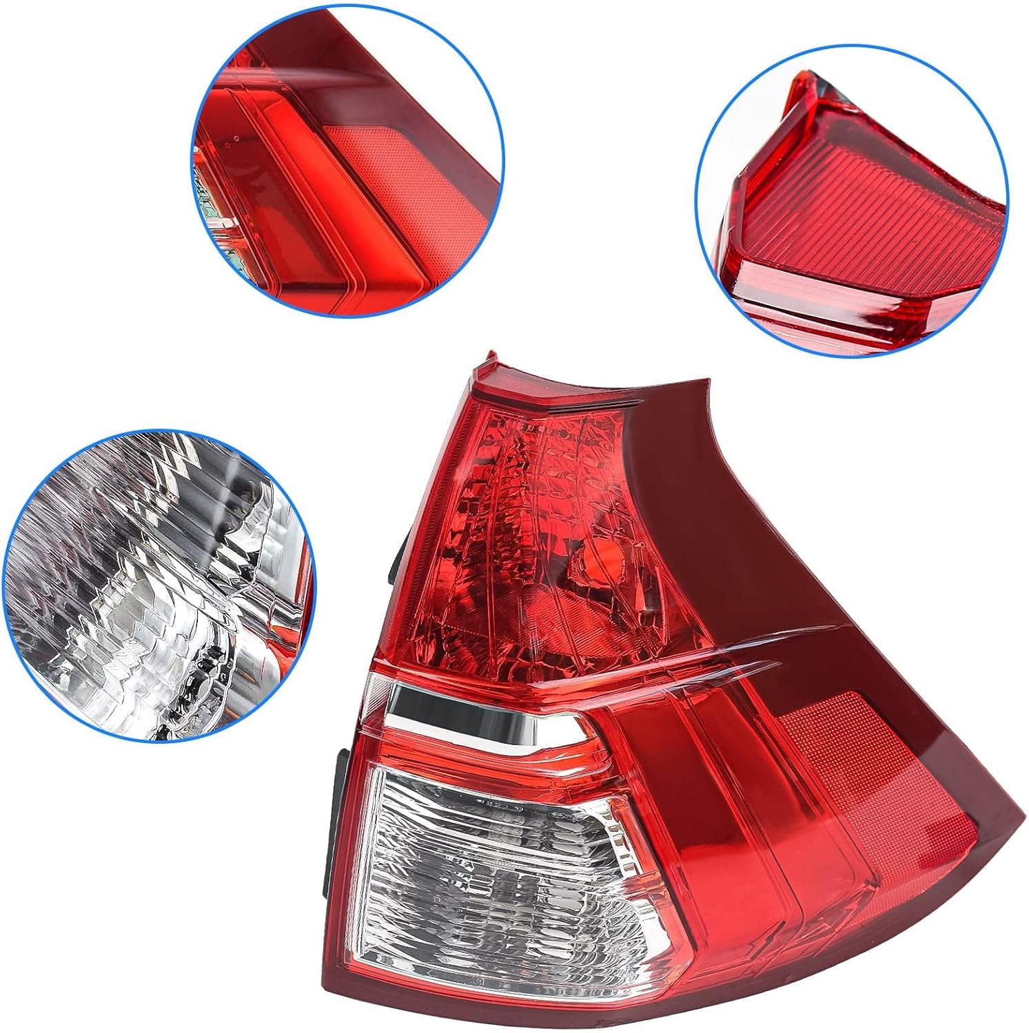 Huray Tail Light for Honda CRV 2015 2016 Taillight Assembly Brake Lamp Replacement 33500-T1W-A01 Passenger Side (Right)