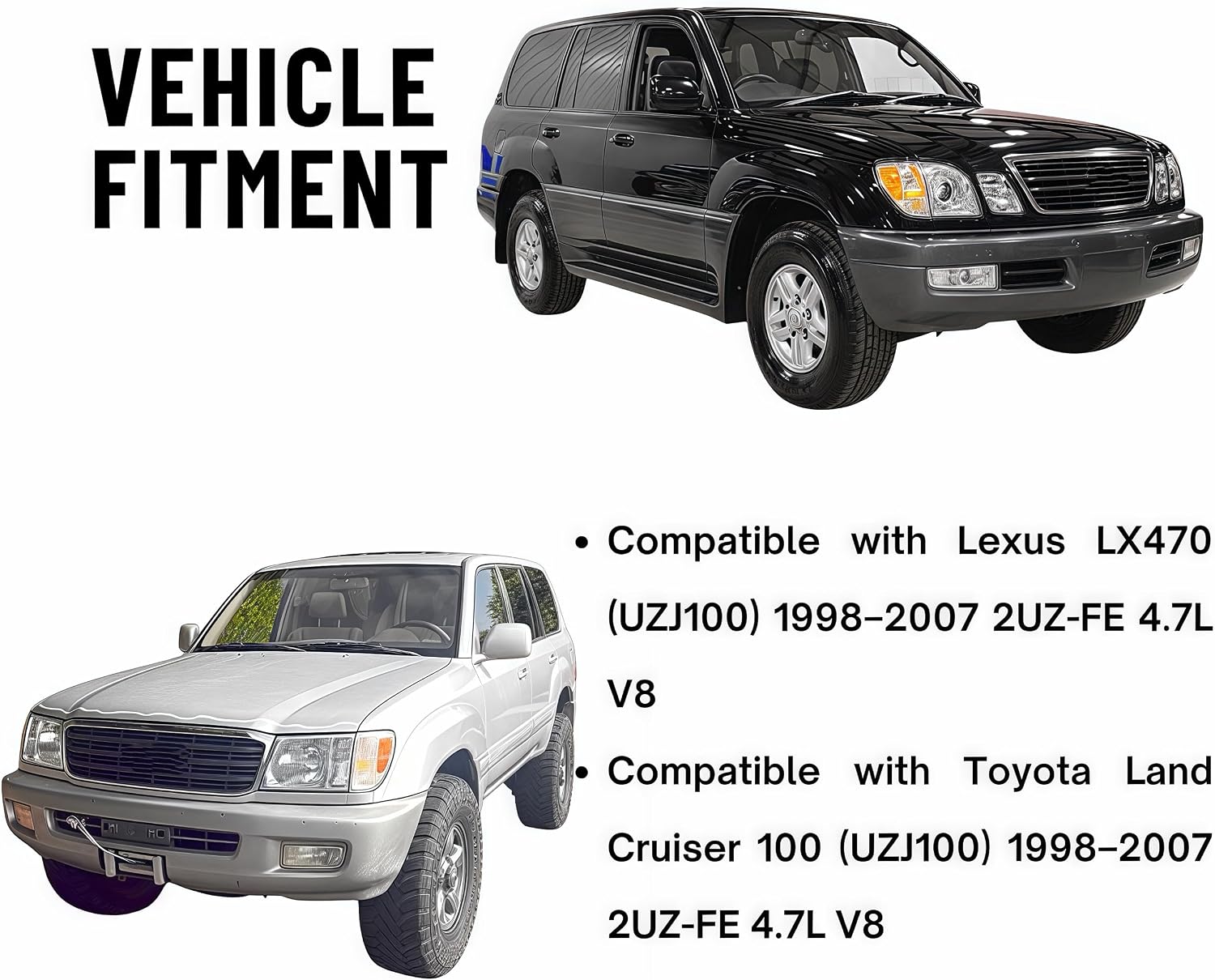 Fuel Pump Hanger Assembly w/Filter Compatible with Lexus LX470 UZJ100 Compatible with Toyota Land Cruiser FZJ100 4.7L V8 1998-2007 Replace # 77024-60160 77020-60160 7702060160 7702460160