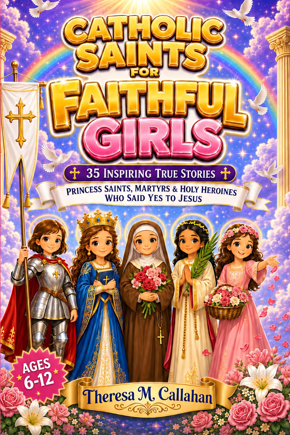 Catholic Saints For Faithful Girls: 35 Inspiring True Stories of Princess Saints, Martyrs, and Holy Heroines Who Said Yes to Jesus (Catholic Books For Kids)