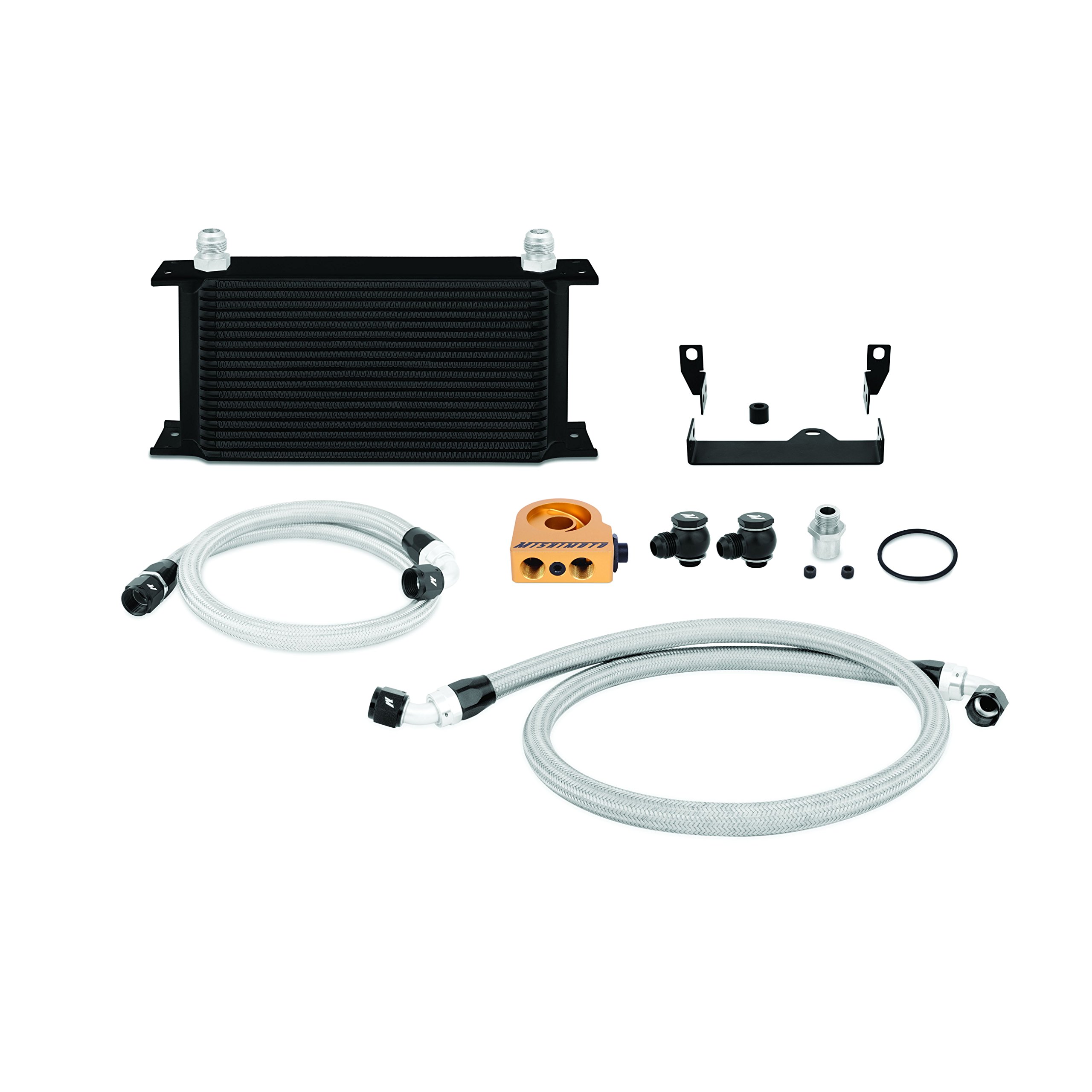 Mishimoto Thermostatic Oil Cooler Kit - fits Impreza WRX & STi - 2006-07 Black