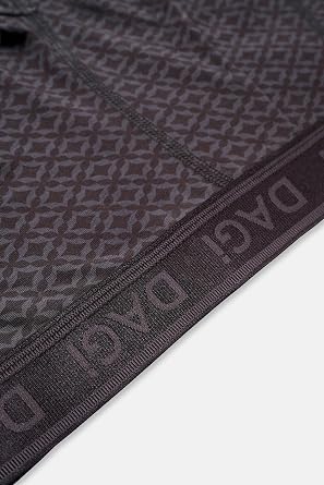 Dagi Siyah Desenli Micro Modal Boxer