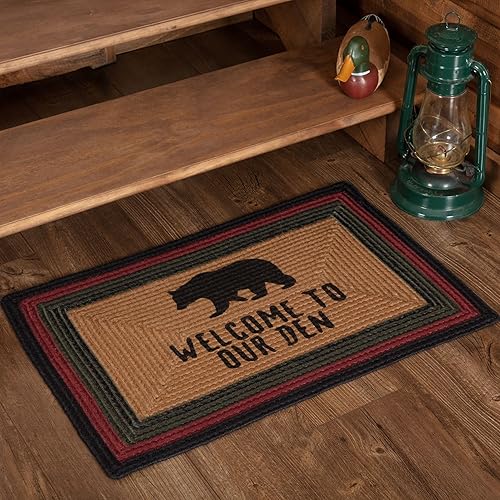 Miniatura 10 de VHC Brands Wyatt - Alfombra de yute con diseño de oso con almohadilla de 20 x 30 pulgadas