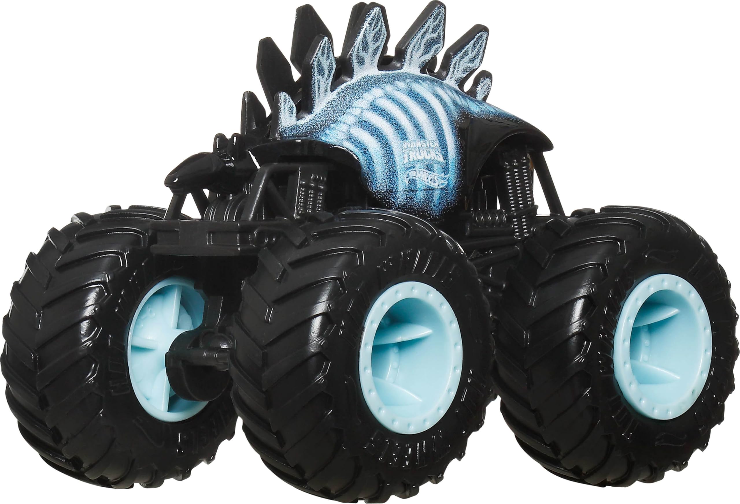 Hot Wheels Monster Trucks, 4 ciężarówki w skali 1:64, zestaw 4 pojazdów z motywem rentgenowskim, gigantyczne koła, ulubione postacie i fajne wzory