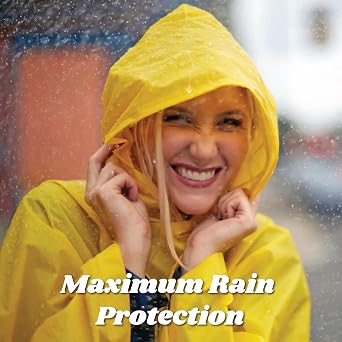 totes womens Packable Lightweight Adjustable Rain Poncho