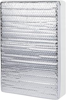 PAMASE RV Skylight Insulator - 22 * 14 * 3in RV Vent Insulator Skylight Cover with Reflective Insulation Waterproof Shade & Thick Sponge for Camper Trailer Shower Inner Dome