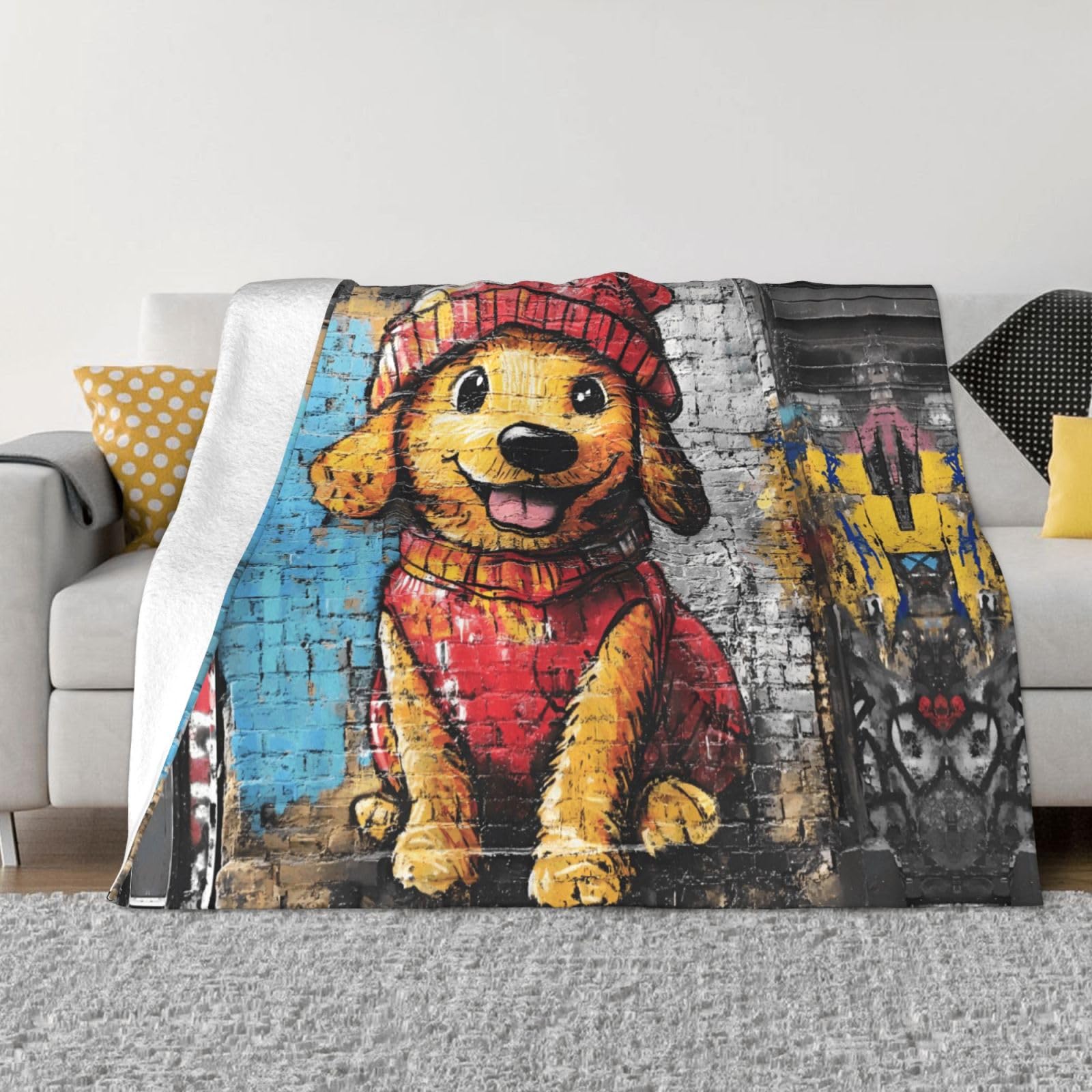 Couverture de canapé chaude en flanelle grand plaid lit et chambre adulte