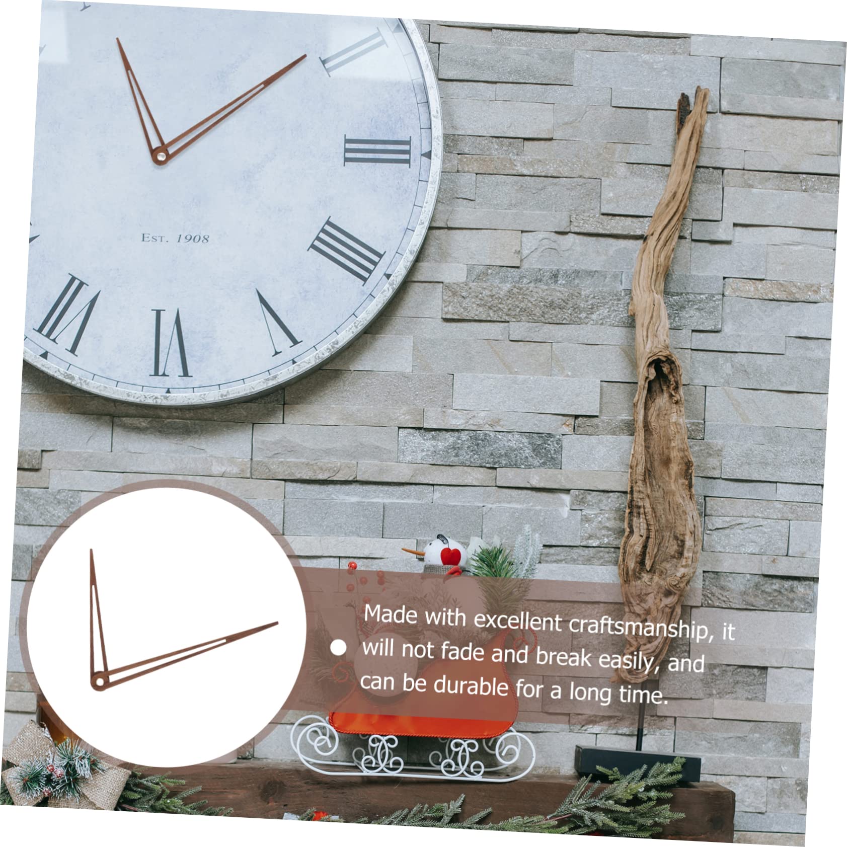 Hemobllo 15sätze Holz Uhrzeiger Teiliges Ersatzteilset Für Wanduhr Robuste Langlebige Uhrzeiger Mit Einfachem Einbau Für Reparaturen Und Bastelprojekte Für Uhrenliebhaber Und