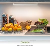 Vista 5 de ASD Iluminación LED giratoria para debajo del gabinete, 18 pulgadas, 8 W, cableado o enchufable, 2700 K/3000 K/4000 K, interruptor de alta/bajo