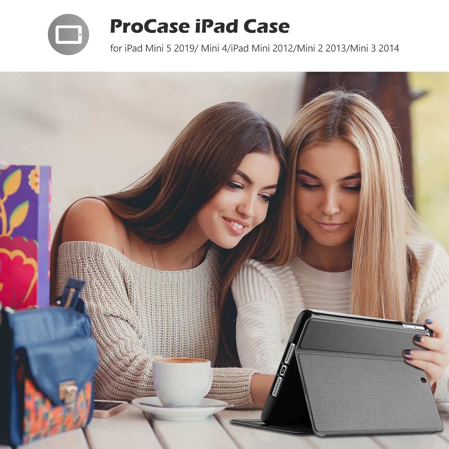 ProCase Book Cover for iPad mini 5 Generation 2019/ Mini ... - Image 8