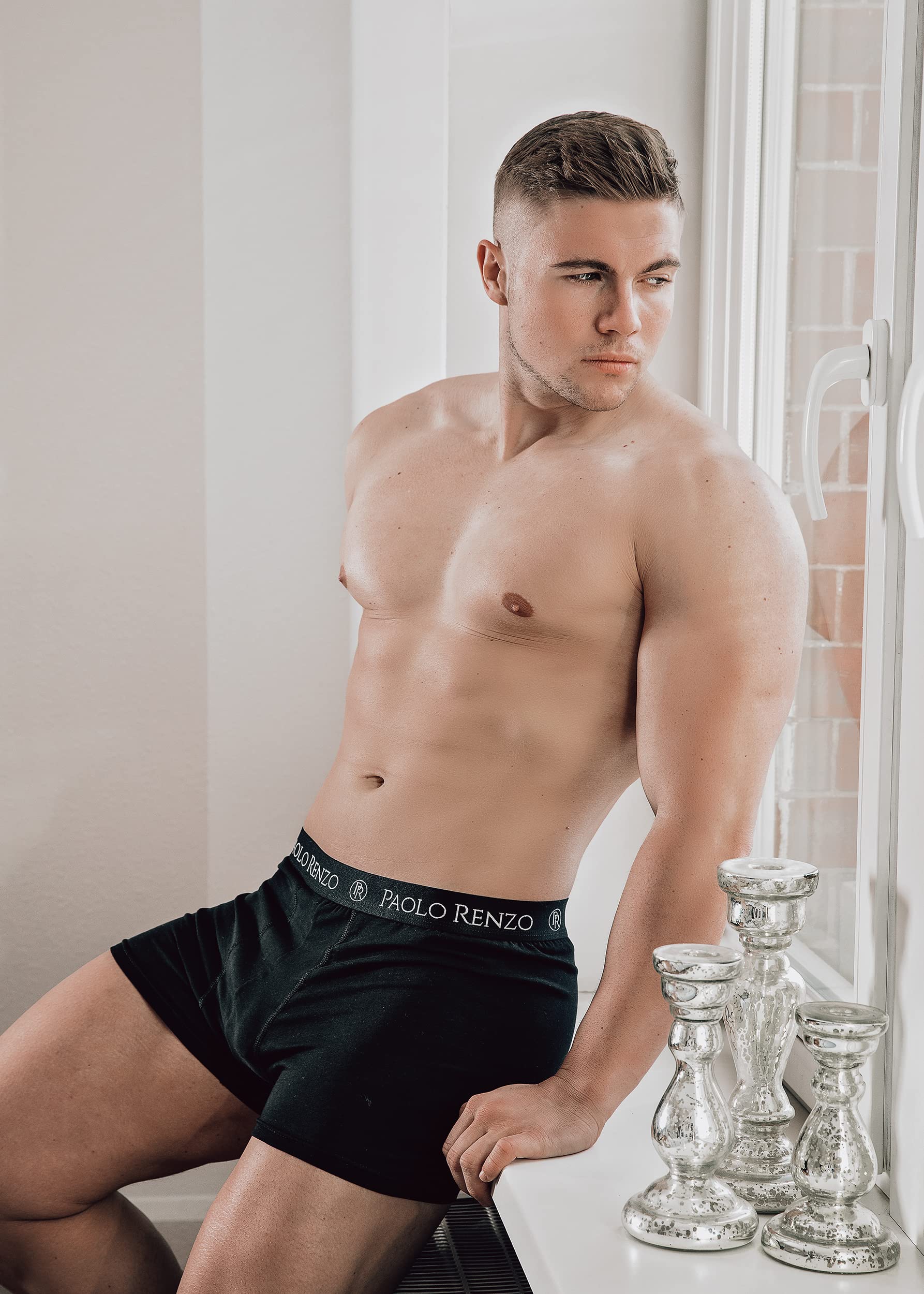 Boxer Aderenti Uomo Hipster 3/6 o Pacco da 12, Boxer a Pantaloncino retrò in Cotone, Uomo Intimo, Elasticizzata per Uso Quotidiano