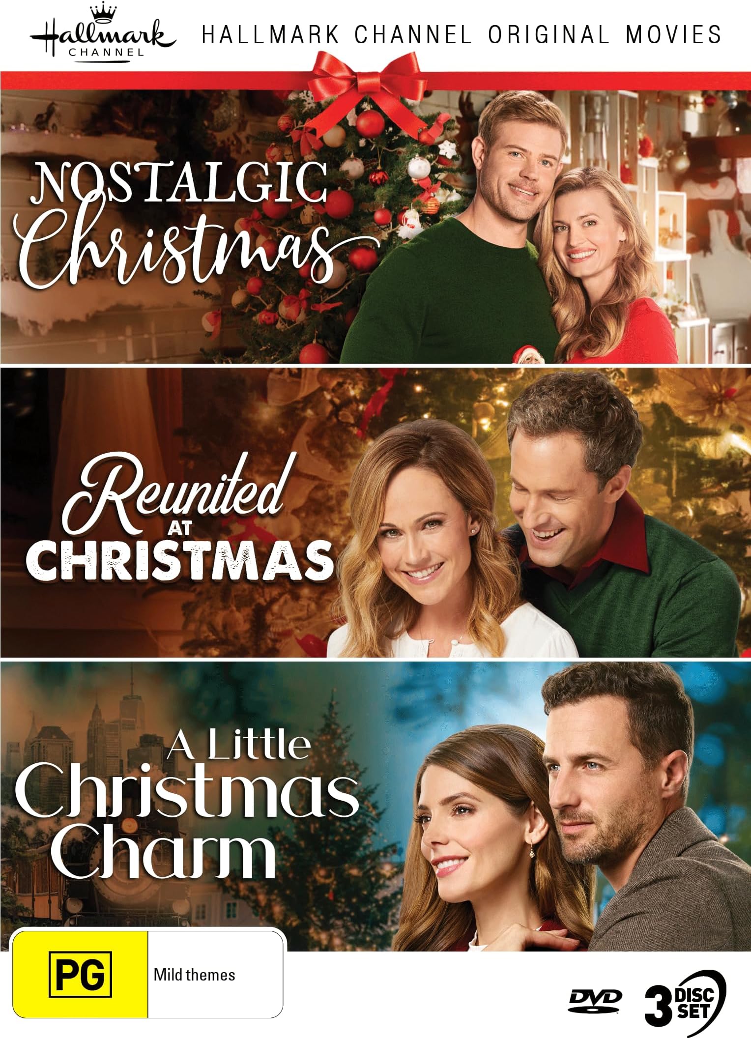 Hallmark Christmas 3 Film Collection (Nostalgic Christmas/Reunited at Christmas/A Little Christmas Charm)