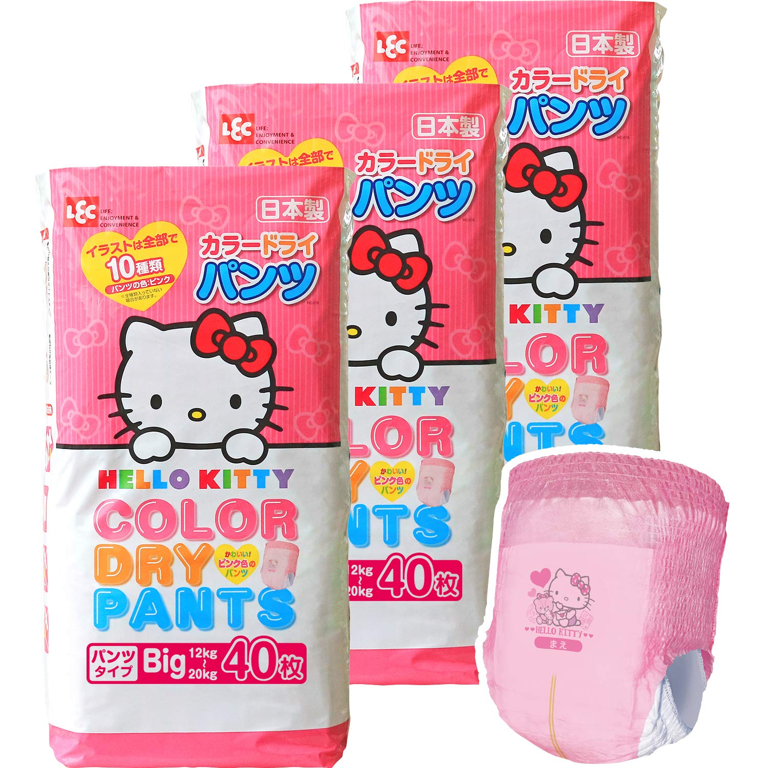 Amazon.co.jp: 【パンツ ビッグサイズ】 レック ハローキティ オムツ