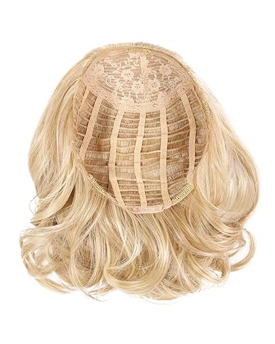 Miniatura 7 de 23" Grand Extension Topper Color R6 Chocolate oscuro  Hairdo Tru2Life 100% resistente al calor sintético 34 construcción de tapa 34 5 clips para