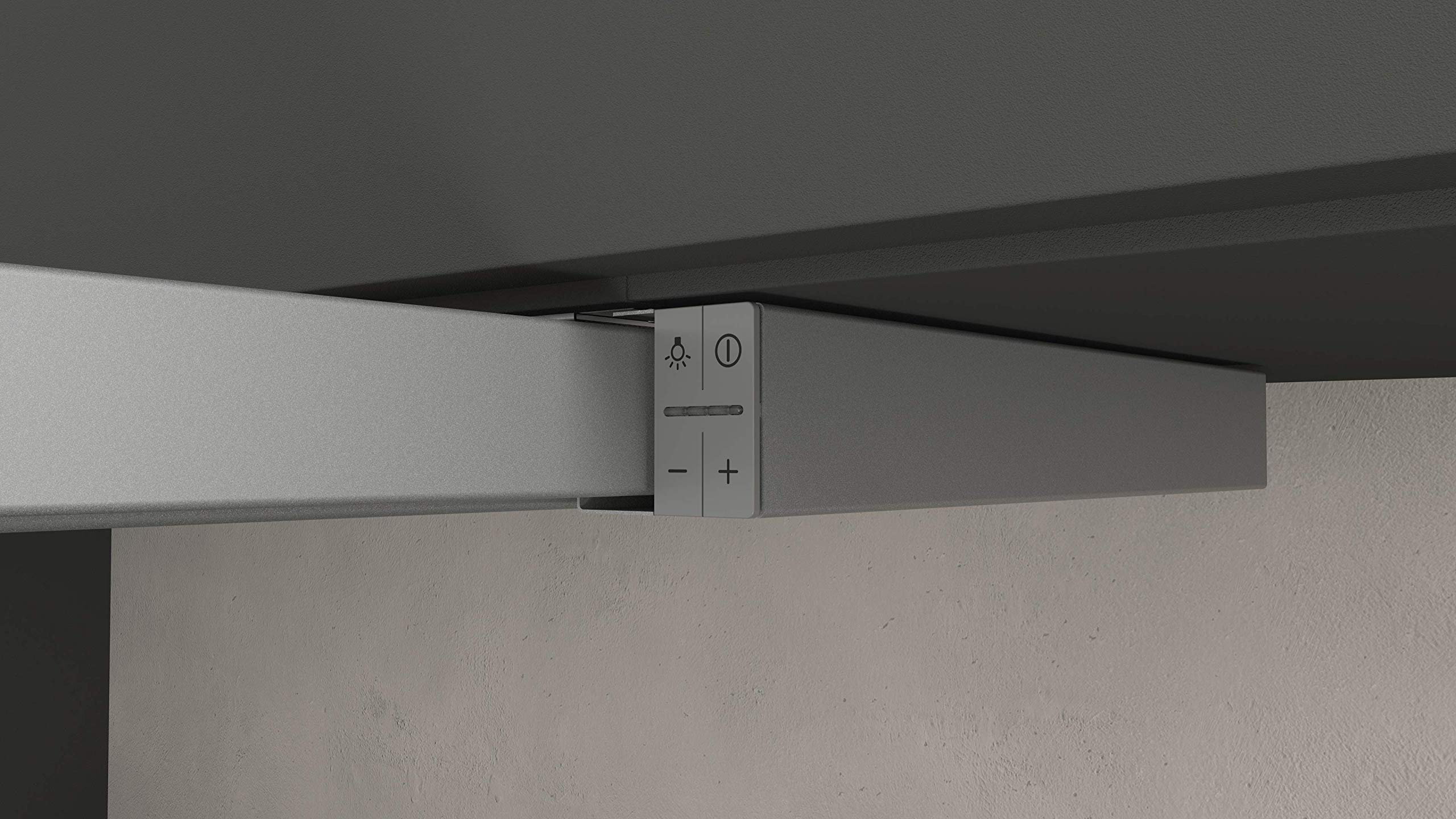 NEFF D49ED22X1 Dunstabzugshaube Flachschirmhaube N50 90 cm Energieeffizienzklasse A Silbermetallic