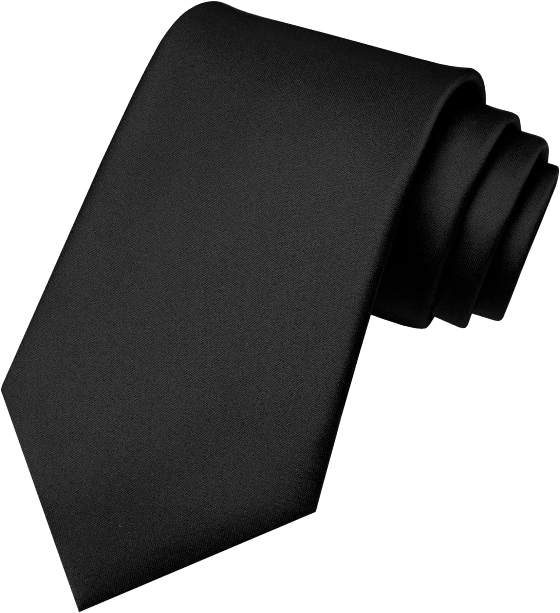 Solid Color Tie Mens Necktie for Business and Wedding Party