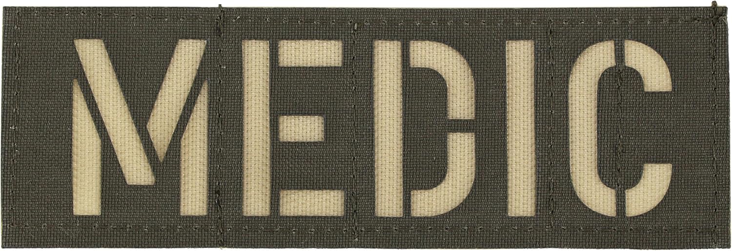 3D First Aid PVC Patch Mit Klett - 5,5x5,5cm Für Military & Outdoor