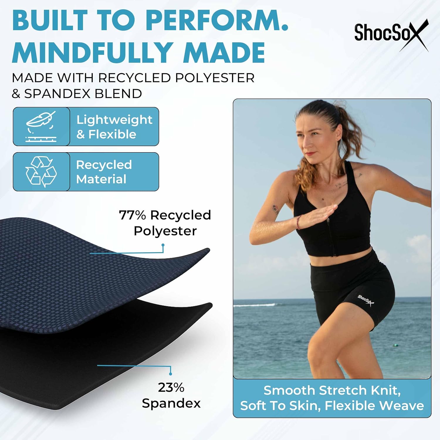 Women’s Running Compression Shorts – 5" No-Ride-Up with Leg Grippers, Pockets, Quick-Dry, High-Rise Waist