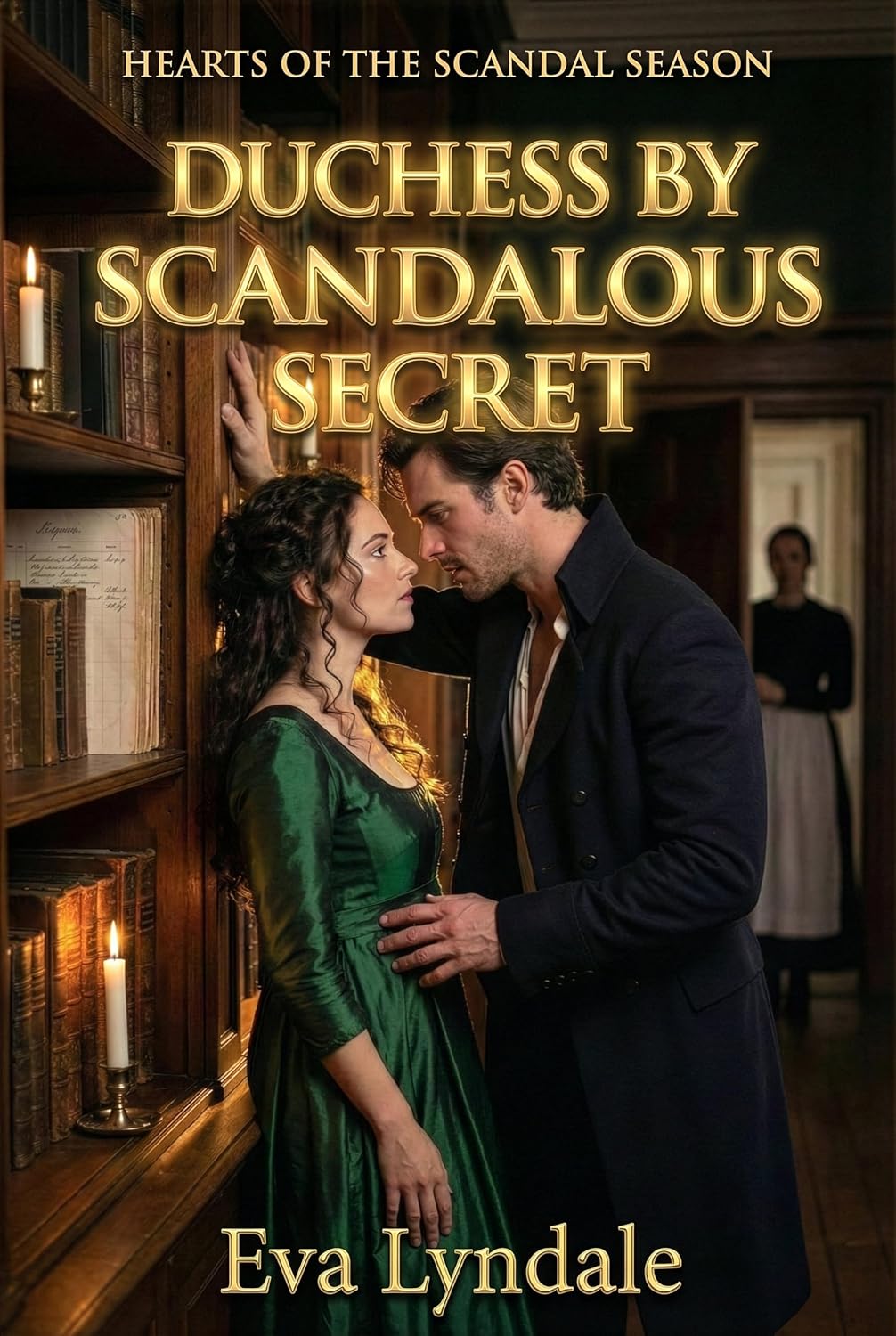 Cover of Duchess By Scandalous Secret by Eva Lyndale