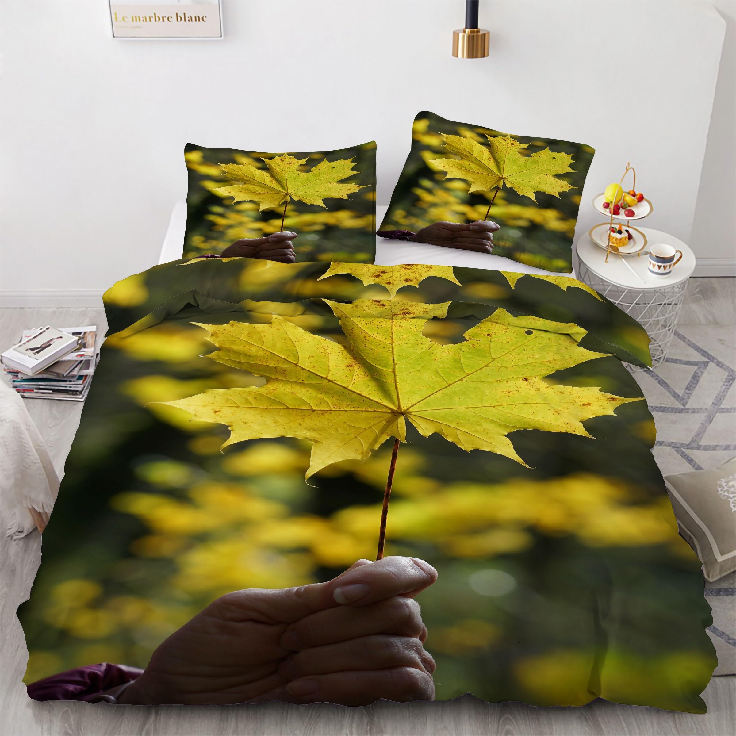 Housse de couette 220x240 cm facile à laver pour éviter le repassage fastidieux