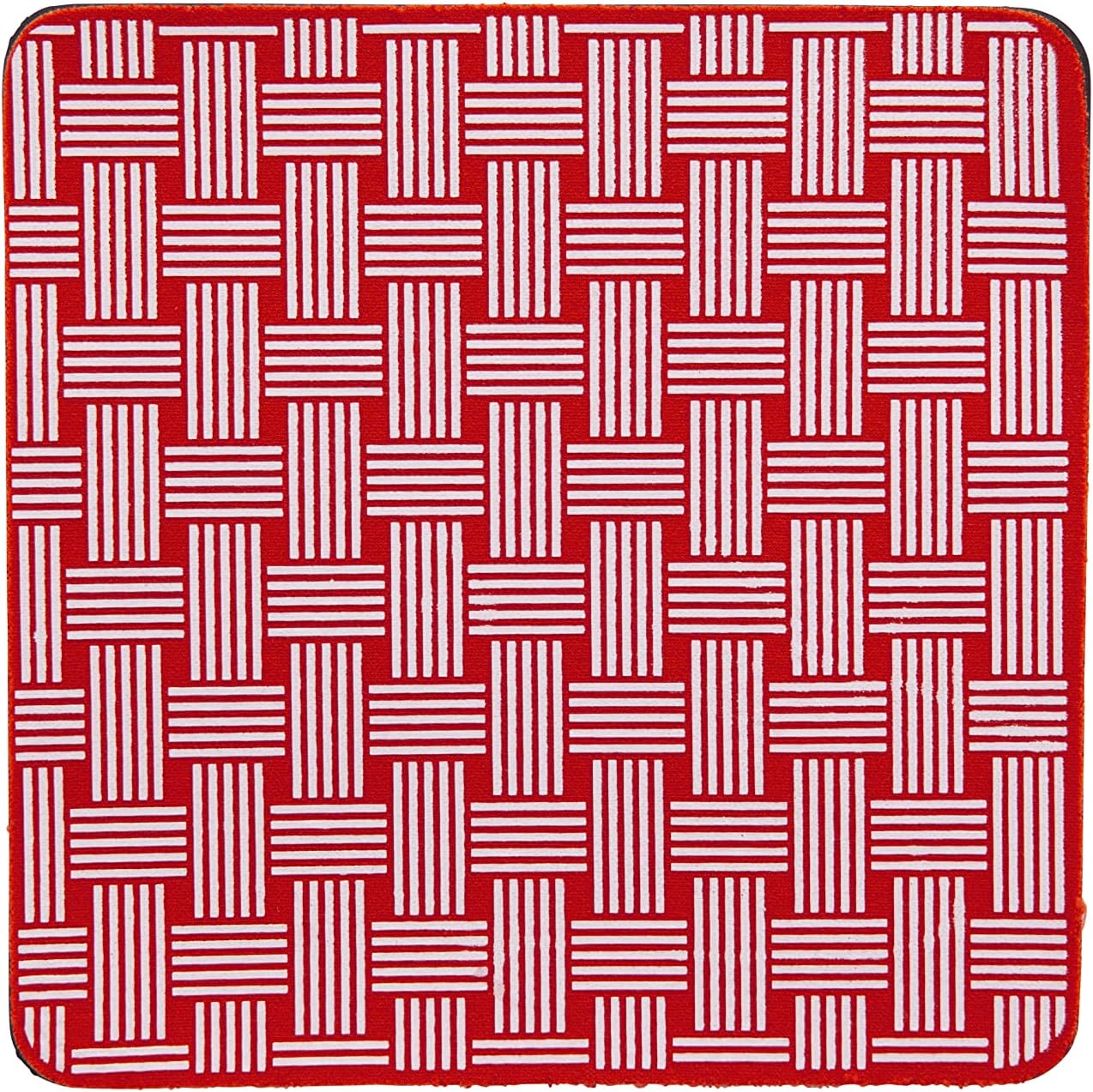 Pot Grabber Set of 2, 7 Inch, Cherry/White Woven