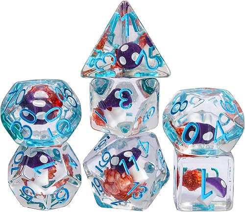 Miniatura 41 de UDIXI - Juego de dados poliédricos DND; juego de dados para Dungeons & Dragons, dados de calavera para DND, RPG, MTG y otros juegos de mesa