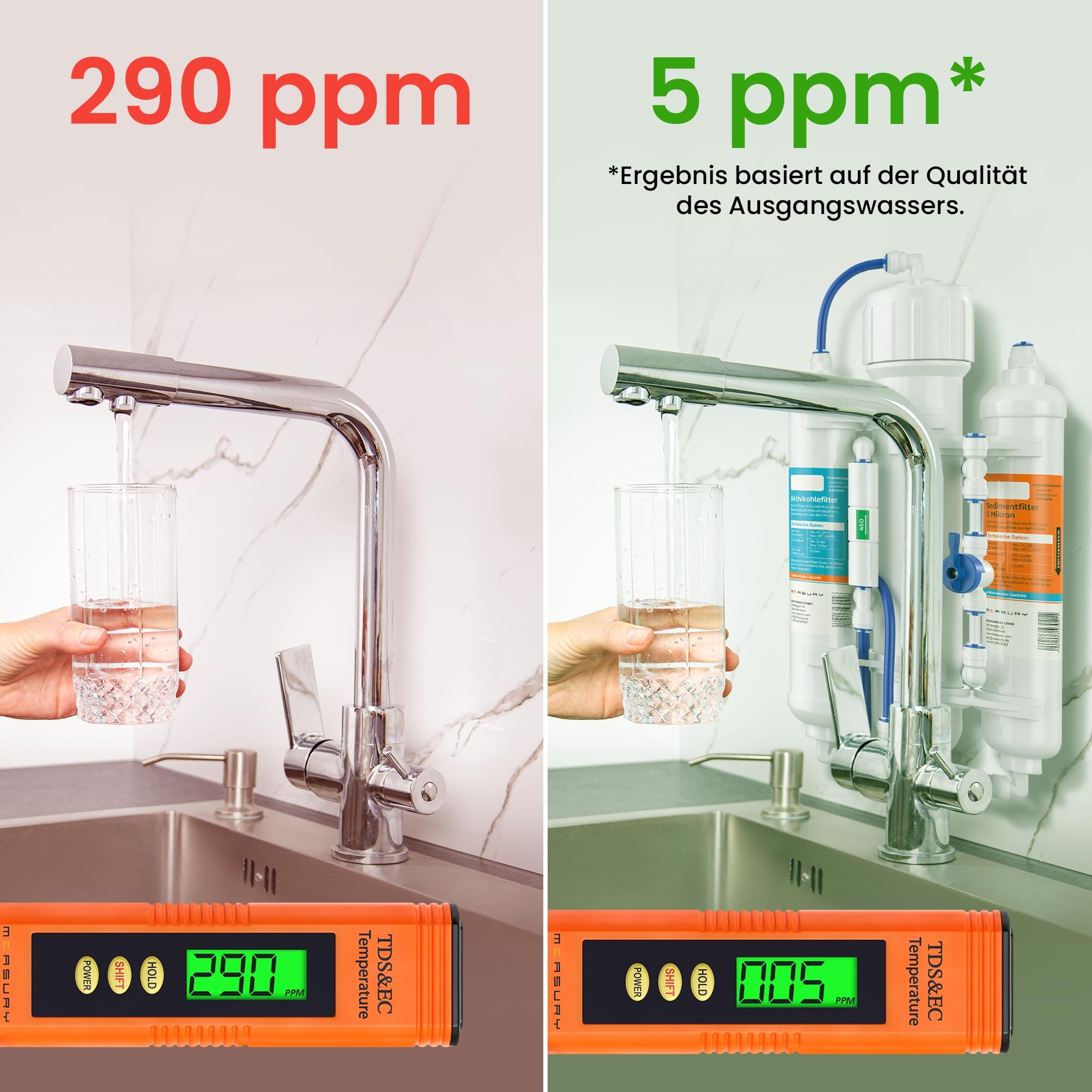 Measury Osmoseanlage Aquarium für bis zu 2000L pro Tag - Umkehrosmoseanlage | Umkehrosmoseanlage Aquarium, Osmose Anlage zum Osmosewasser produzieren