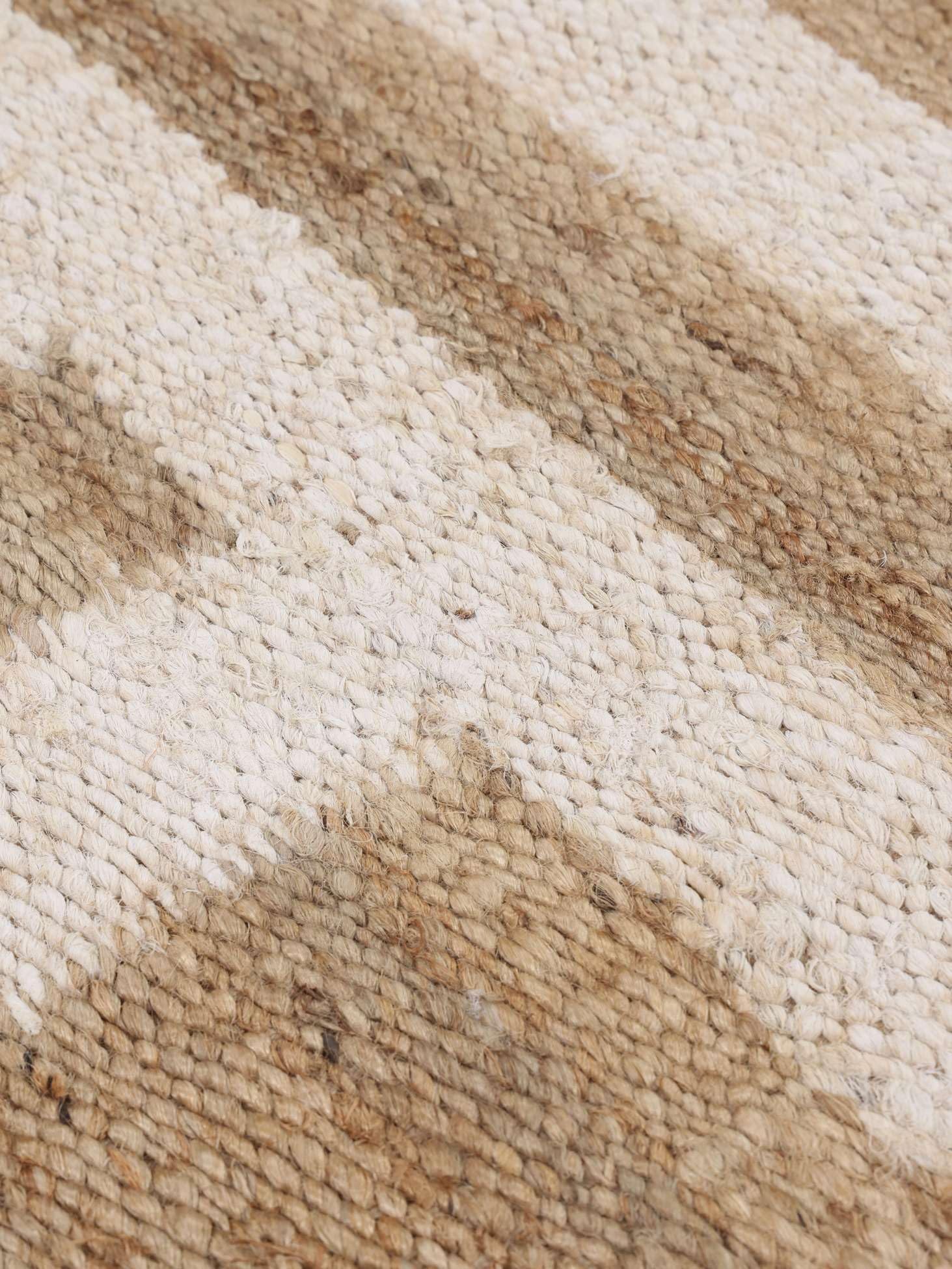 RugVista Solista Flag Jute Alfombra, 200 x 300 cm, Beige/Natural | Modernas, Rectangular, Pelo medio, Limpieza en seco, Sala de estar, Dormitorio, Cocina