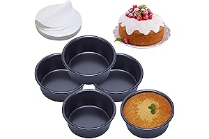 4-Inch Cake Pan Set: The Delightful Mini Masterpieces Creator