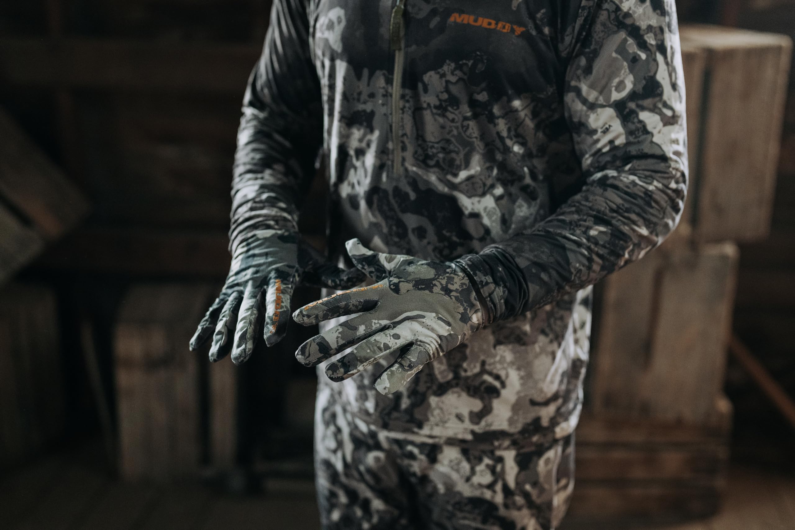 Muddy Outdoorowe męskie rękawice wiatroszczelne TRX Welon Canyon Szare L