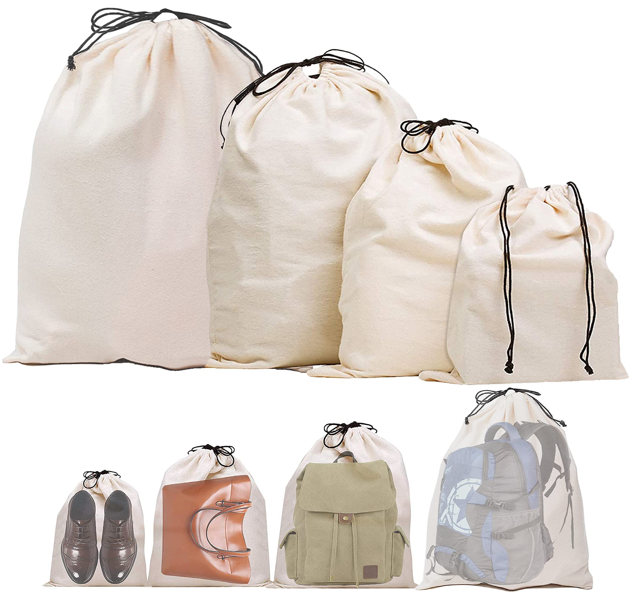 See full amazon price history chart for Herbal Wonder Set of 4 Cotton Breathable Dust-Proof Drawstring Storage Pouch Bag (All Size - 1 Pc - 4 Bags) Herbal Wonder Set of 4 Cotton Breathable Dust-Proof Drawstring Storage Pouch Bag (All Size - 1 Pc - 4 Bags) (B0B82DW9W9) Amazon Price History, Amazon Price Tracker
