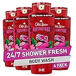 Old Spice Cleansing Body Wash for Men, 3X Defense, 24/7 Shower Fresh with Lasting Scent, 2-in-1 Body & Face Wash, Raptorstrike with Dark Berry Scent, 24 oz (Pack of 4)