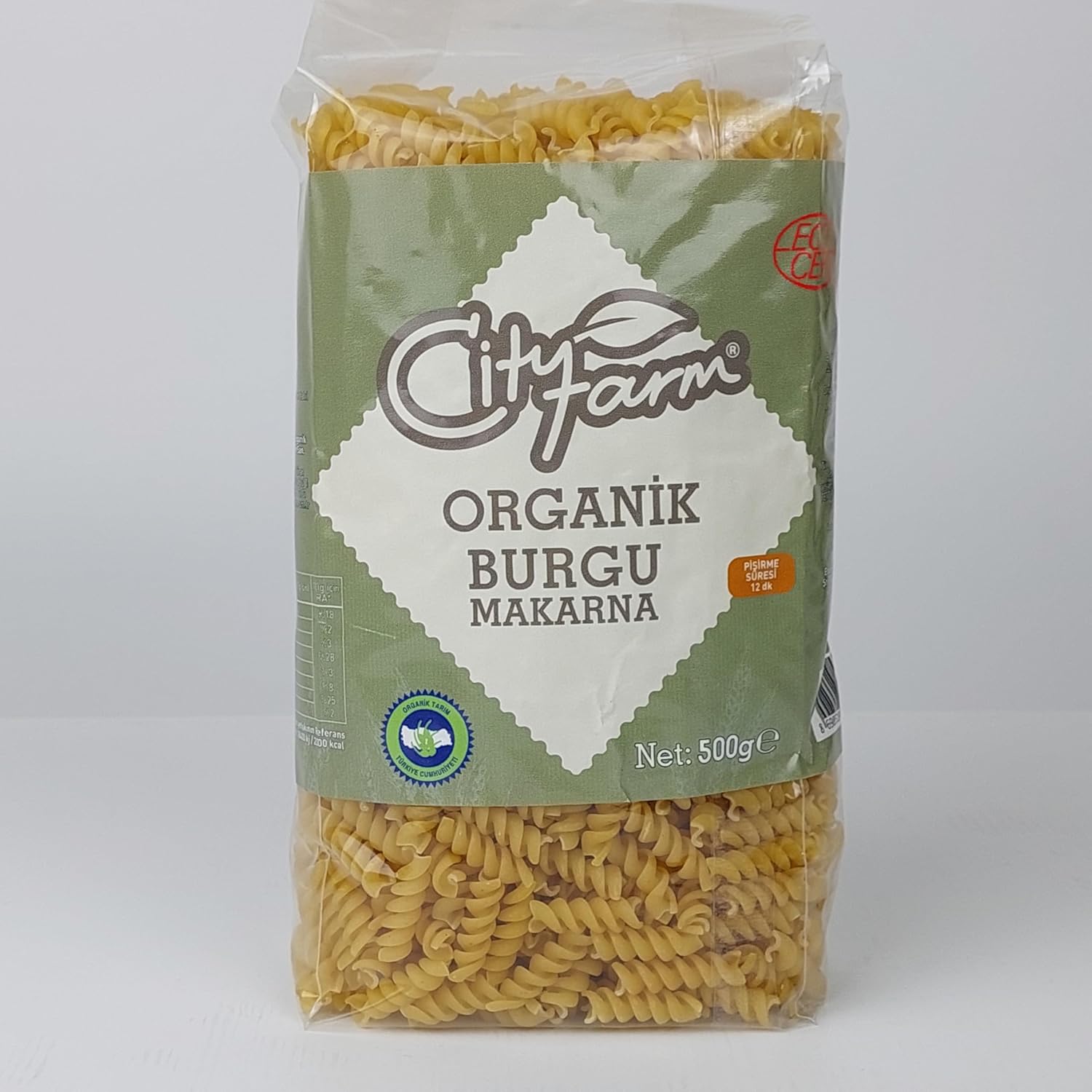 ALASIA City Farm Organik Burgu Makarna 500 Gr