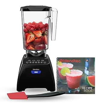 Blendtec Classic 575 Blender, 90 oz WildSide+ Jar, Spoonula