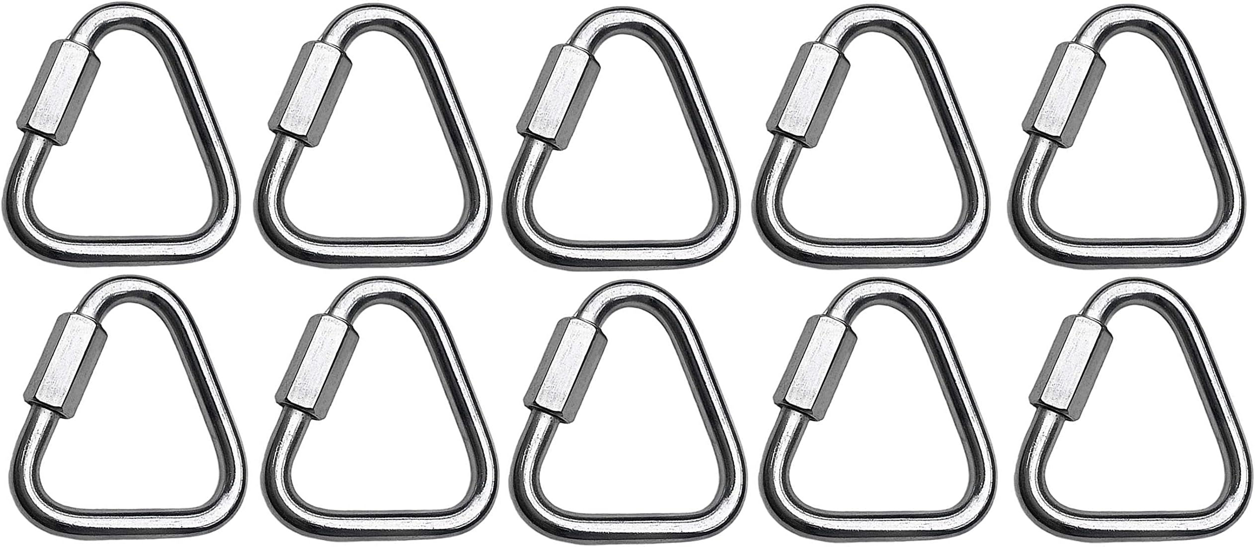 MarineNow 316 Stainless Steel Delta Quick Link Marine Grade Triangle Choose Size and Quantity