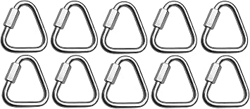 MarineNow 316 Stainless Steel Delta Quick Link Marine Grade Triangle Choose Size and Quantity