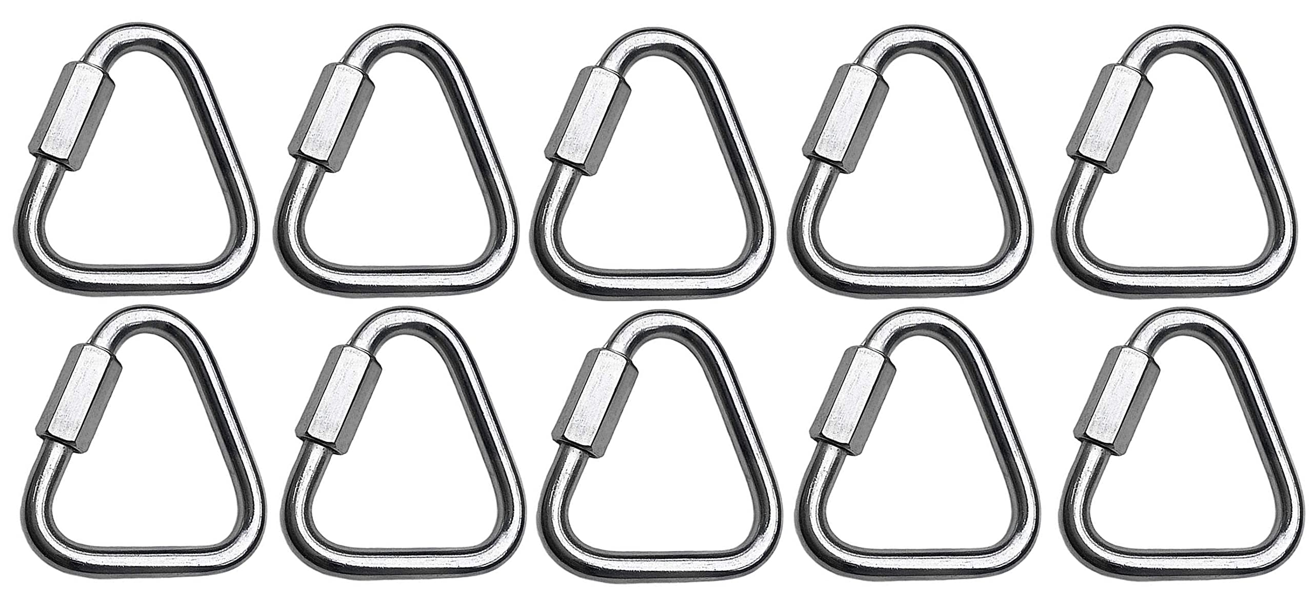 MarineNow 316 Stainless Steel Delta Quick Link Marine Grade Triangle Choose Size and Quantity