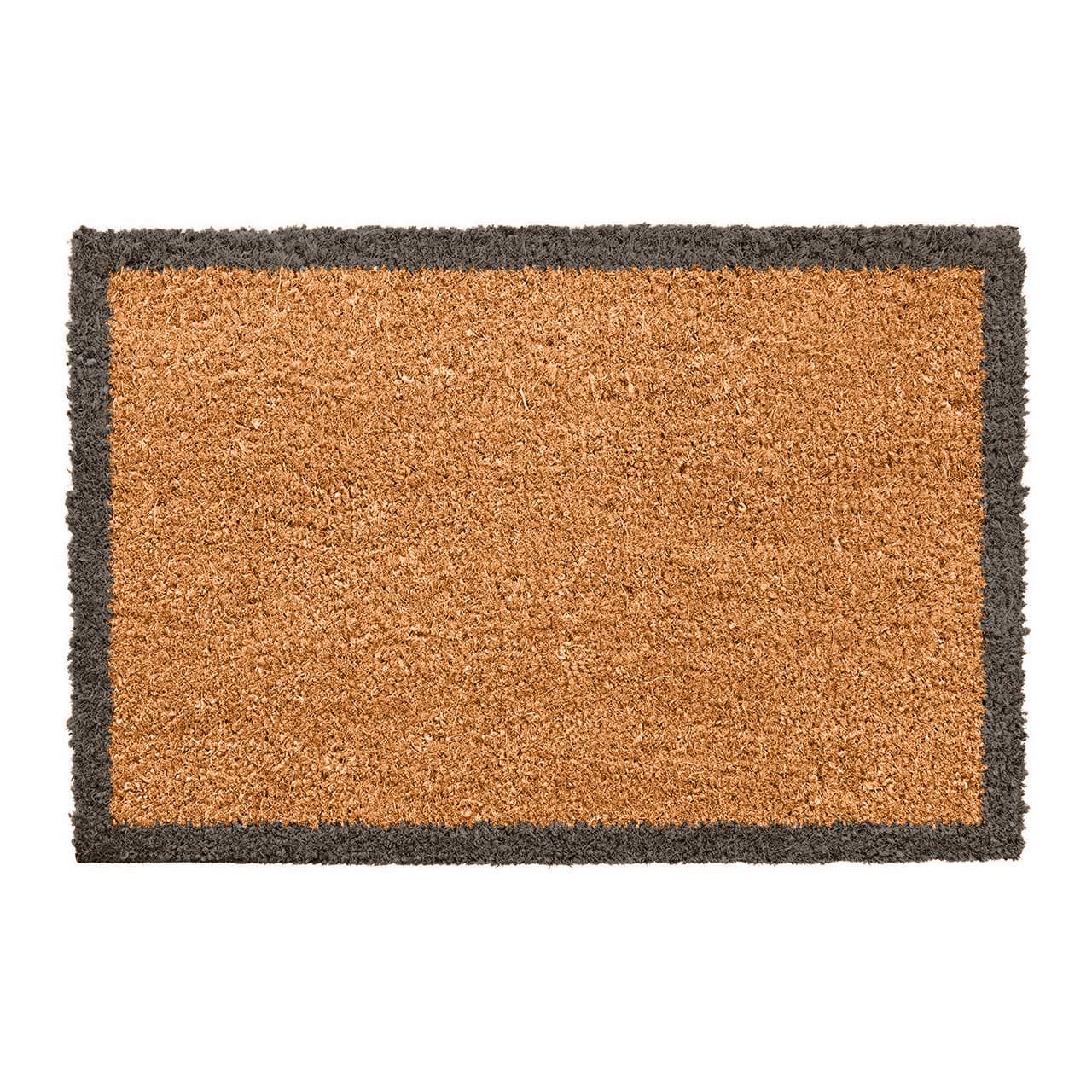 Ckb Ltd Zerbino In Fibra Di Cocco Naturale 60x40 Cm - Retro Antiscivolo In PVC - Per Interni Ed Esterni, Ingresso E Porte - 4