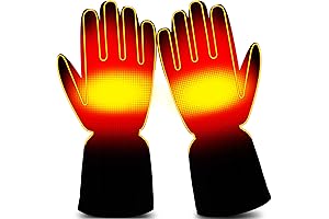 Autocastle Rechargeable Heated Gloves, Electric Winter Touchscreen Gloves for Men Women