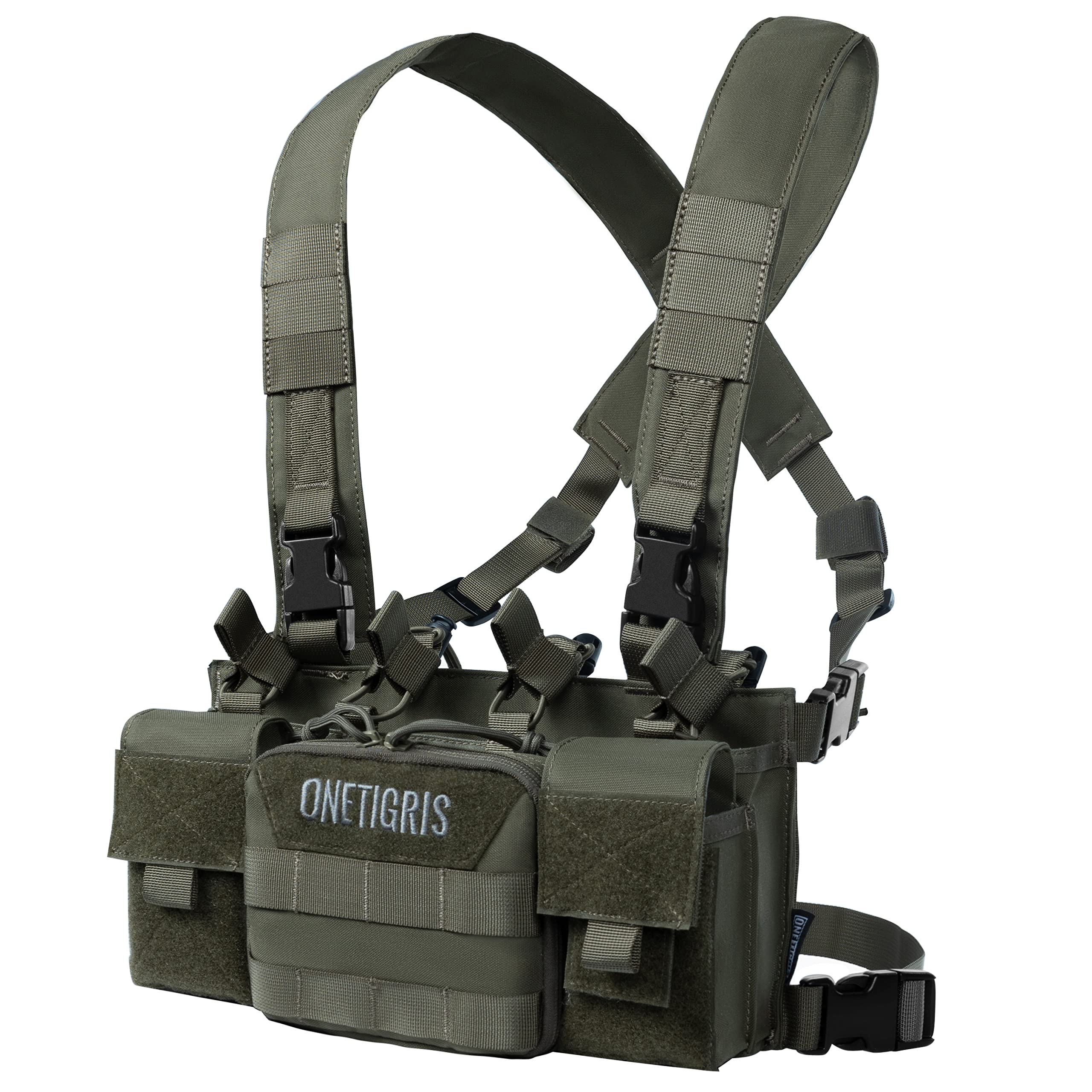 OneTigris Gilet Funzionale tattico Molle Rig in Torace