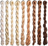 Vista 22 de Hilo de seda 100% natural, hilo de bordado hecho a mano hilo de seda 8 colores 360.9 ft cada uno (61)