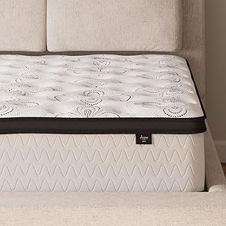 Signature Design by Ashley Chime Hybrid Full 12" Mattress with Gel Memory Foam, Medium Firm, Pressure Relief, Fiberglass Free Mattress in a Box