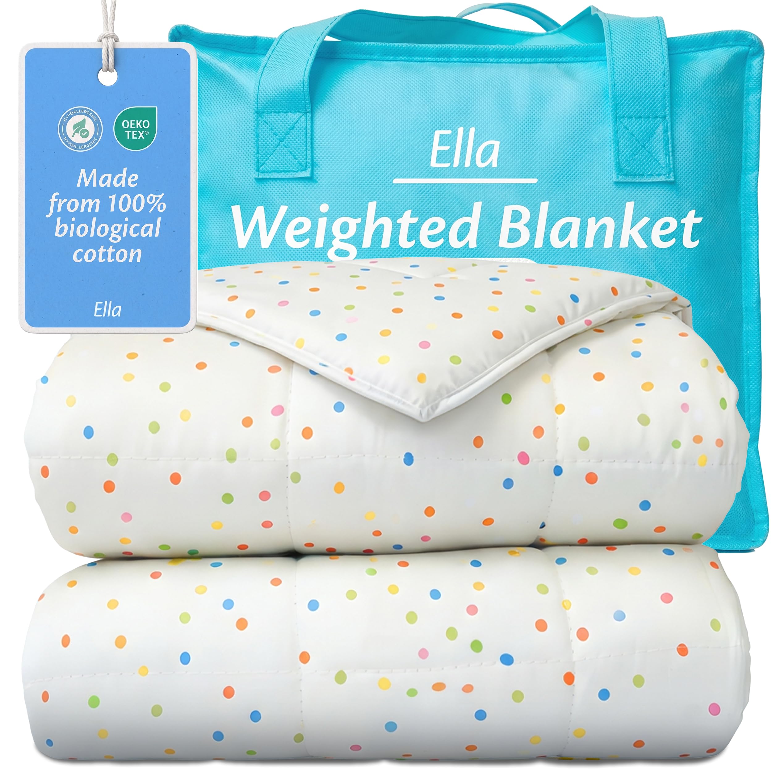 Kids Weighted Blanket 3,2kg - Calming & Relaxing Heavy Blanket for Children