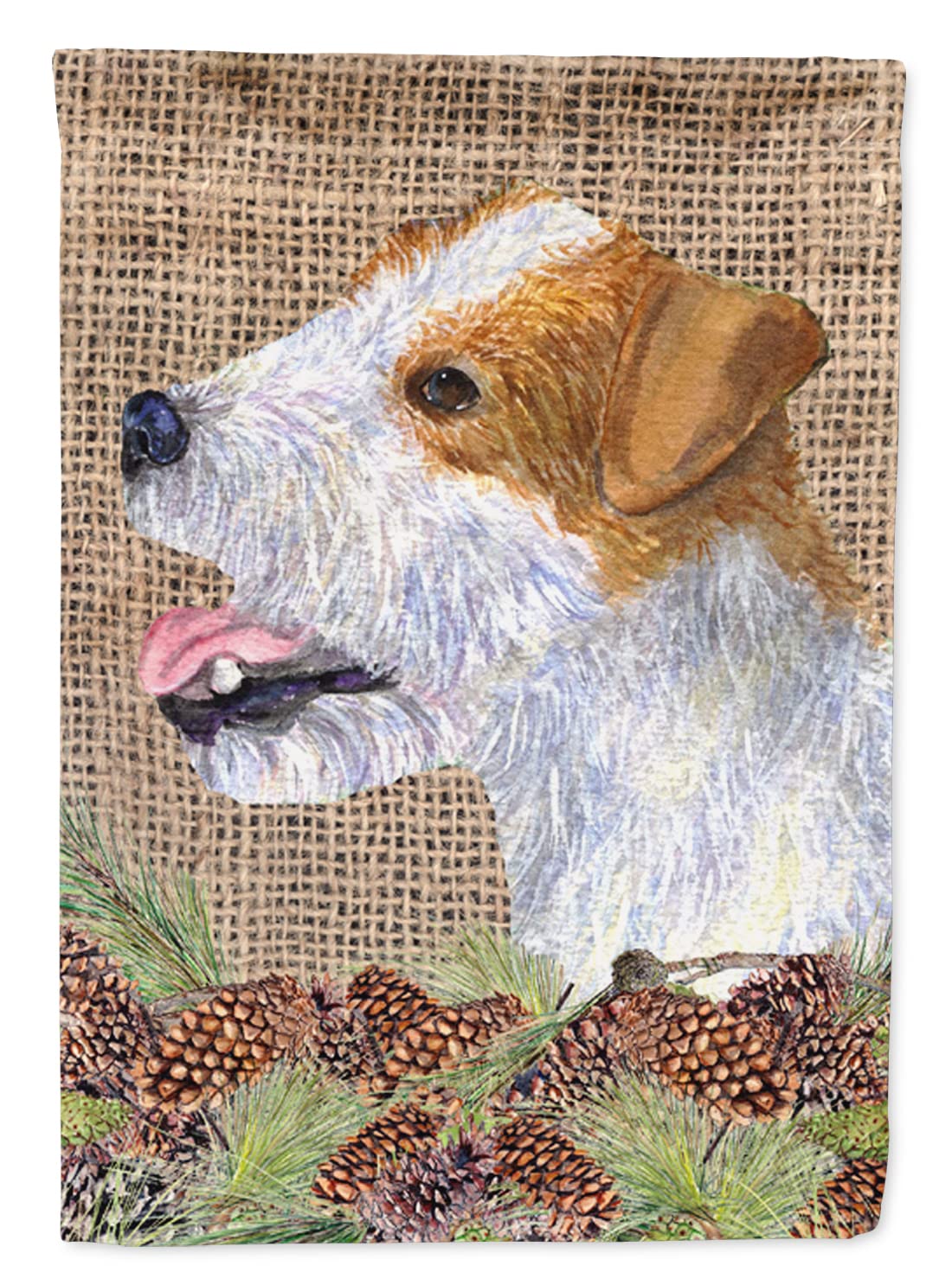 Drapeau Jack Russell Terrier une idée cadeau originale pour passionnés de chiens et de jardin