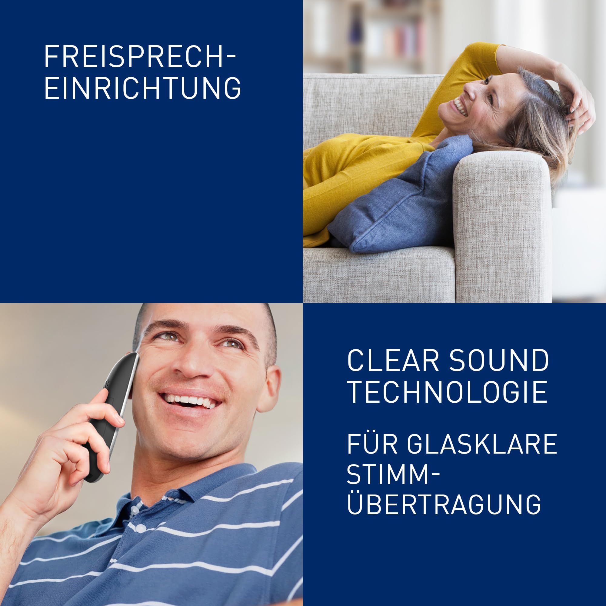 Panasonic KX-TG6821GB DECT Schnurlostelefon mit Anrufbeantworter schwarz