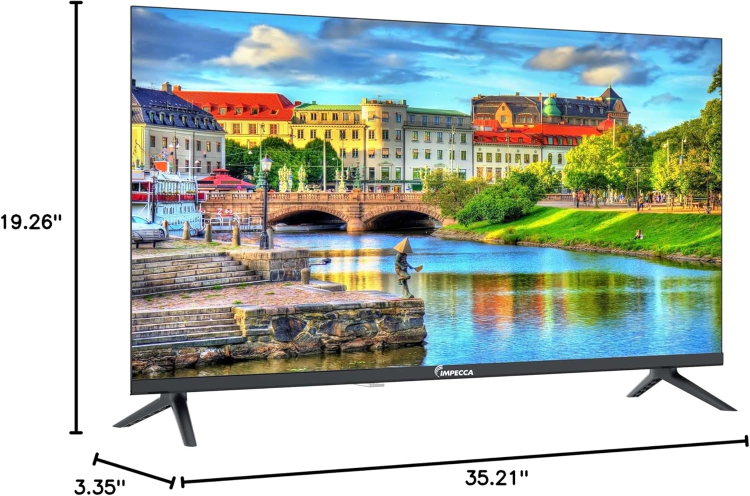 Impecca 40 Inch Smart TV, Full HD 1080P, Stream Netflix,YouTube, VUDU, Browser, APP-Store, Built-in Stereo Speakers, Full Function Remote Control -TL4002NS ¿