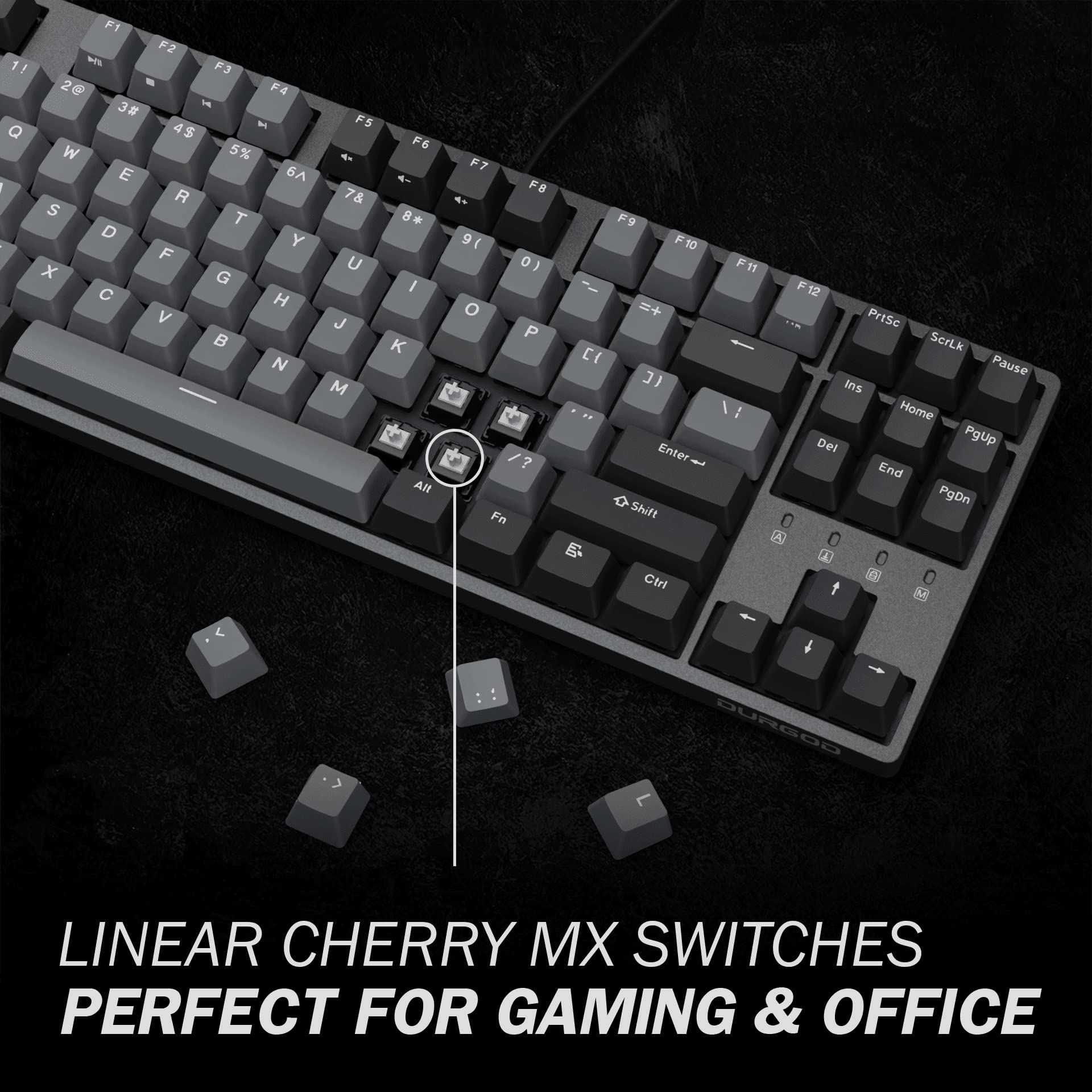 DURGOD Taurus K320 キーボード 本体 Amazon.com: DURGOD Taurus K320 TKL Mechanical Gaming