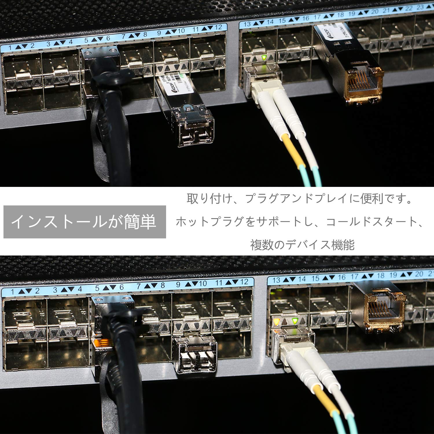 Amazon.co.jp: 10GBASE-LR SFP+モジュール 10ギガビット LCマルチ